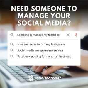 I need someone to help with my business social media posts in facebook and instagram